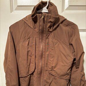 Lululemon womens jacket with hood. water resistant. like new